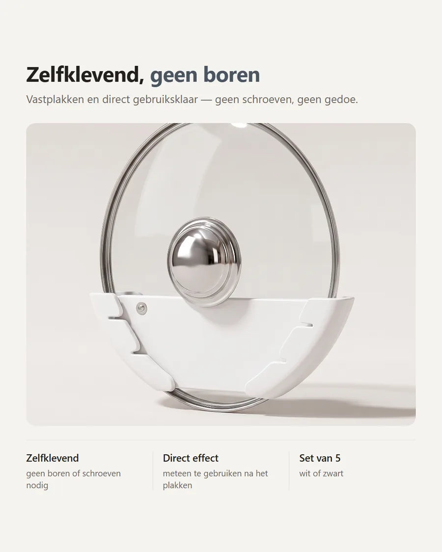 07-infographic.webp: Infographic: zelfklevend, geen boren, direct effect, set van 5 in wit of zwart