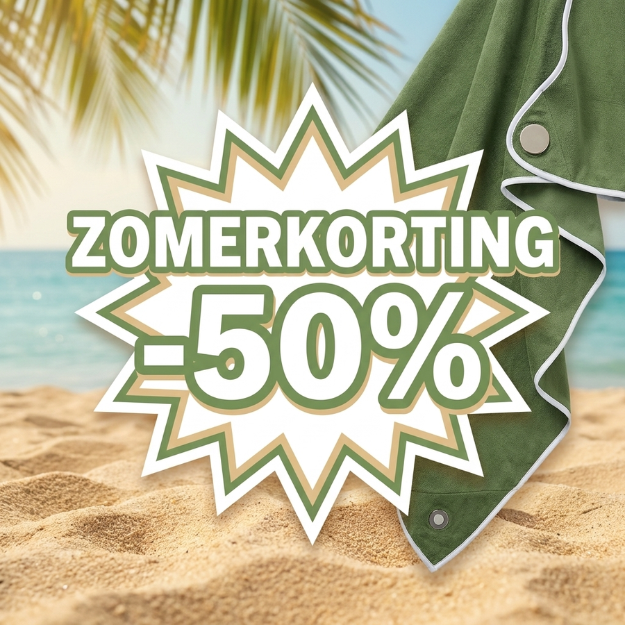 Magnetische Strandhanddoek — Sneldrogend & Handenvrij
