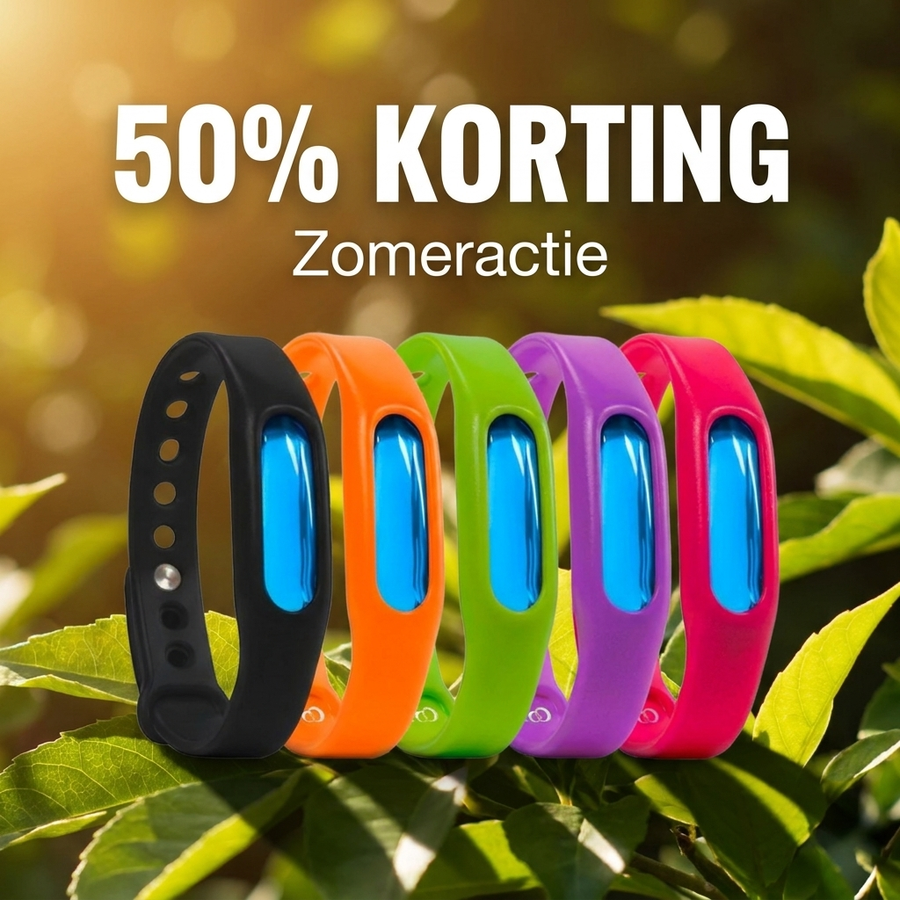 Anti-Muggen Armband — Muggenband met Navulcapsule