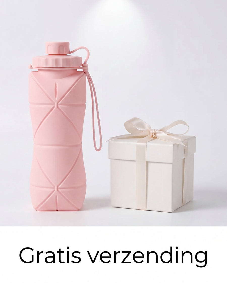Opvouwbare Siliconen Waterfles 500ml