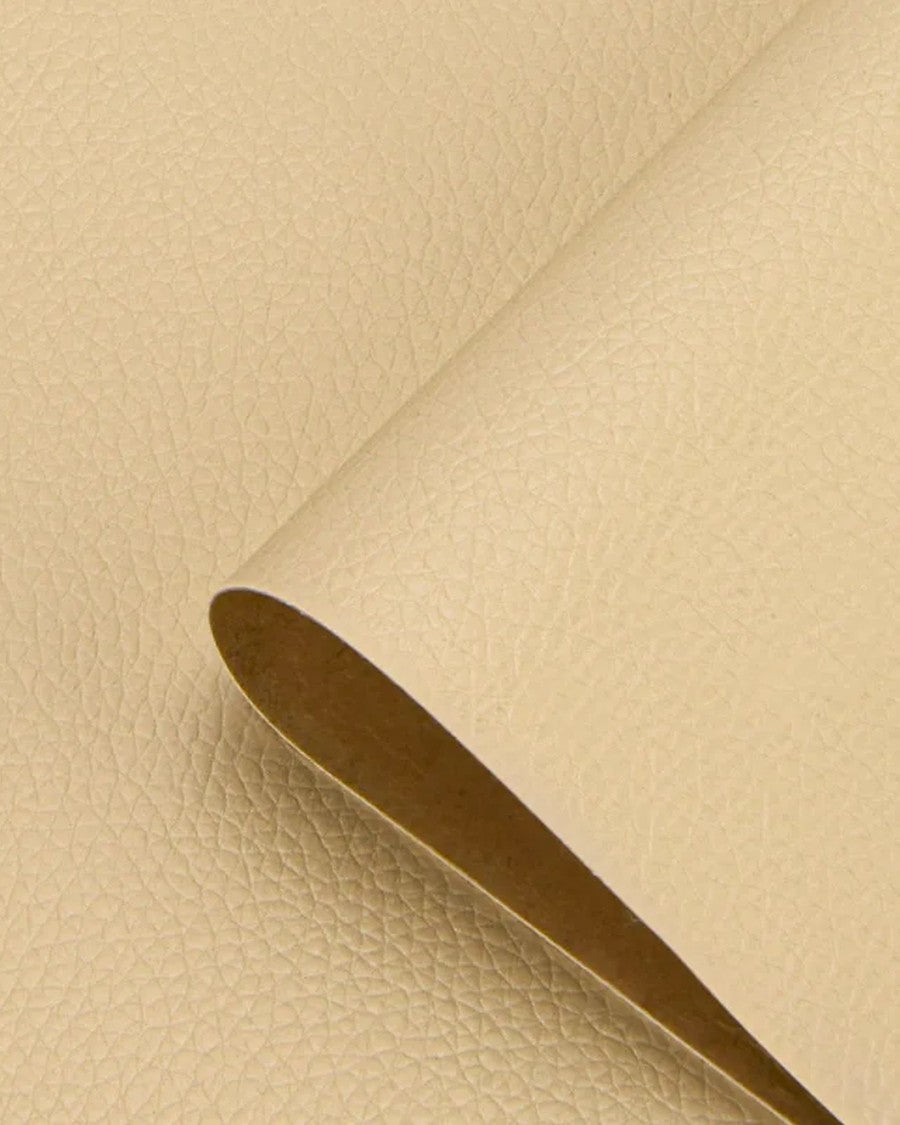 Zelfklevende leerpatch in de kleur Zandbeige