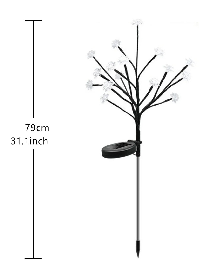 Zonne-energie Padverlichting — Bloemlampjes