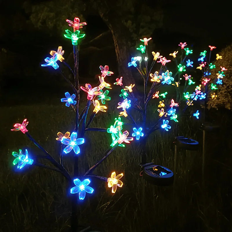 Zonne-energie Padverlichting — Bloemlampjes