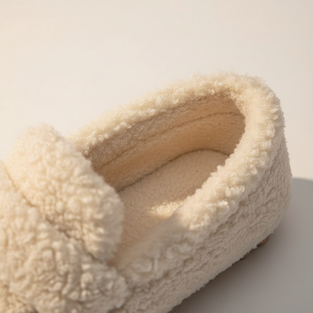 Warme Plüschschuhe