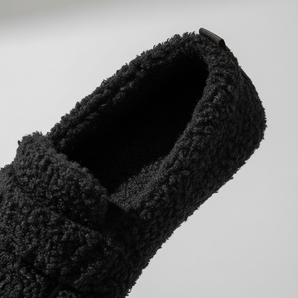 Warme Plüschschuhe