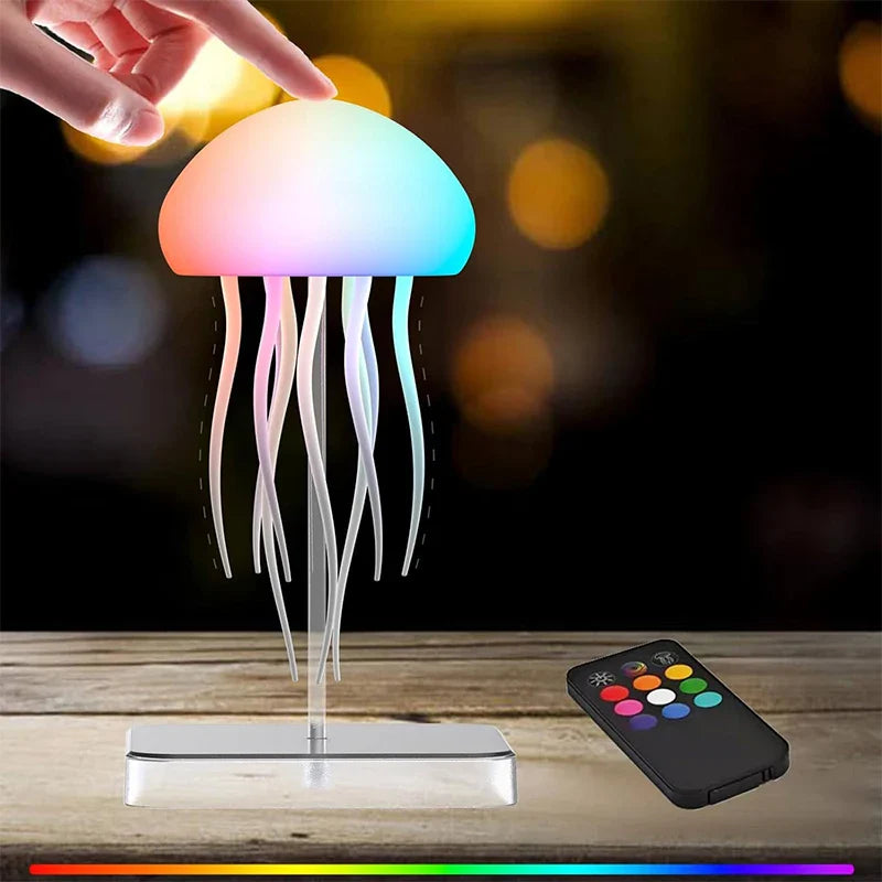 Zwevende Kwal Lamp — Sfeerlamp met Kleurverloop