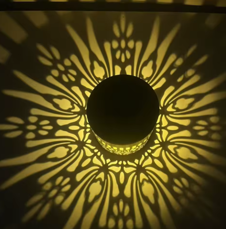Zonne-energie Wandlamp met Lichtpatroon