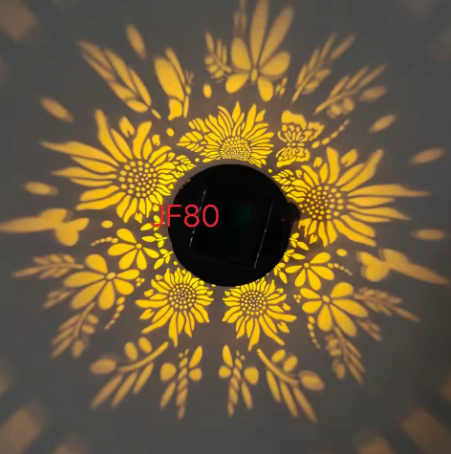Zonne-energie Wandlamp met Lichtpatroon