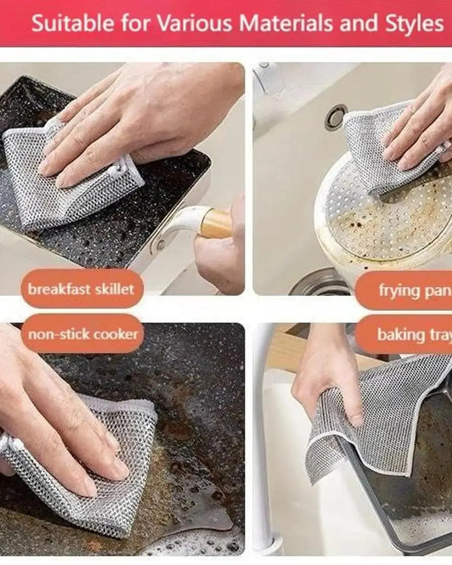 Keuken Schoonmaakdoekjes met Zilverdraad