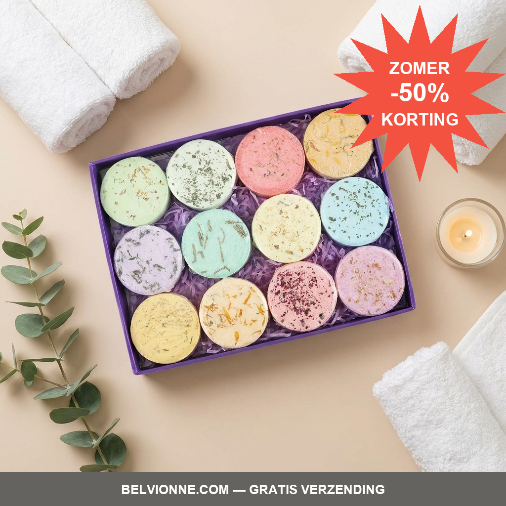 Aromatherapie Douchestomers – 12 Geuren Spa Set