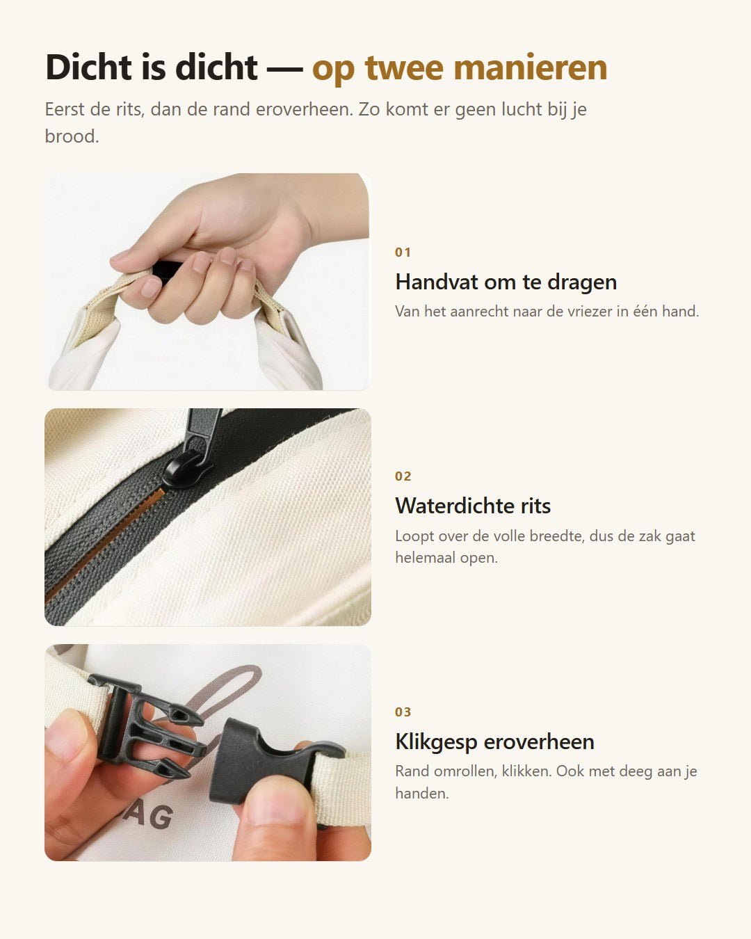 Bijenwas Broodzak — Brood Dagen Langer Vers, Zonder Plastic