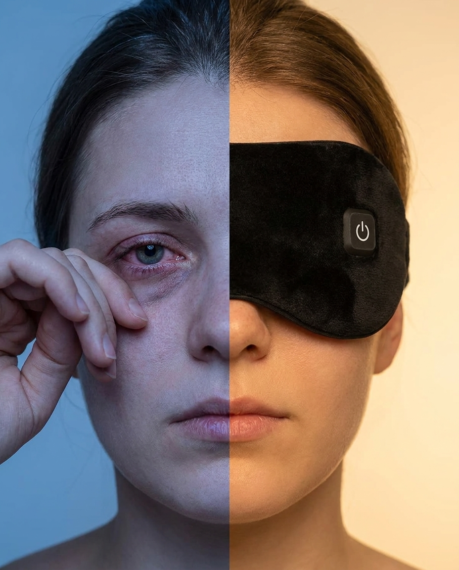 Draadloos Verwarmd Oogmasker - voorna