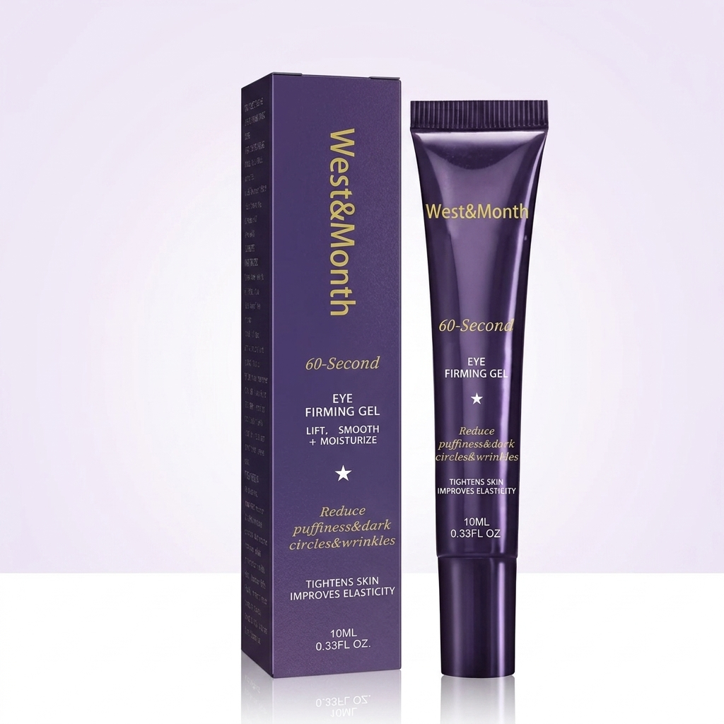 Retinol Oogcreme West&Month - studio productfoto tube en doos