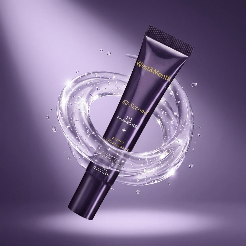 Retinol Oogcreme - zwevende tube met gel-swirl