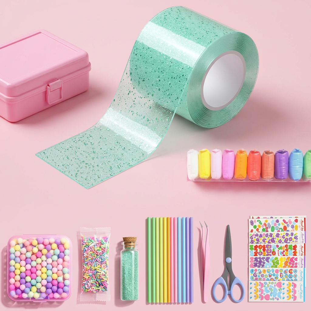 Bubble Nano Tape Set — DIY Glitter Bubbels Knutselset