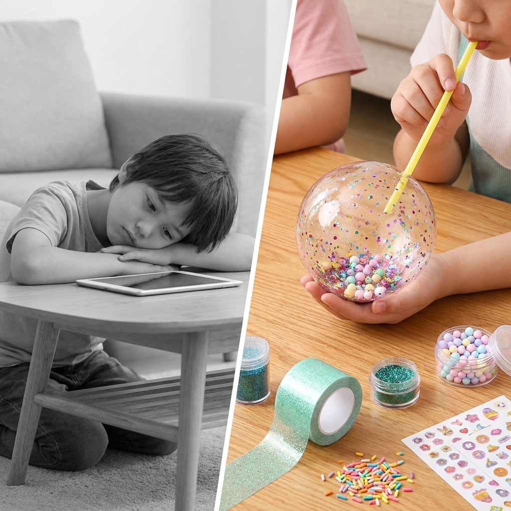 Bubble Nano Tape Set — DIY Glitter Bubbels Knutselset