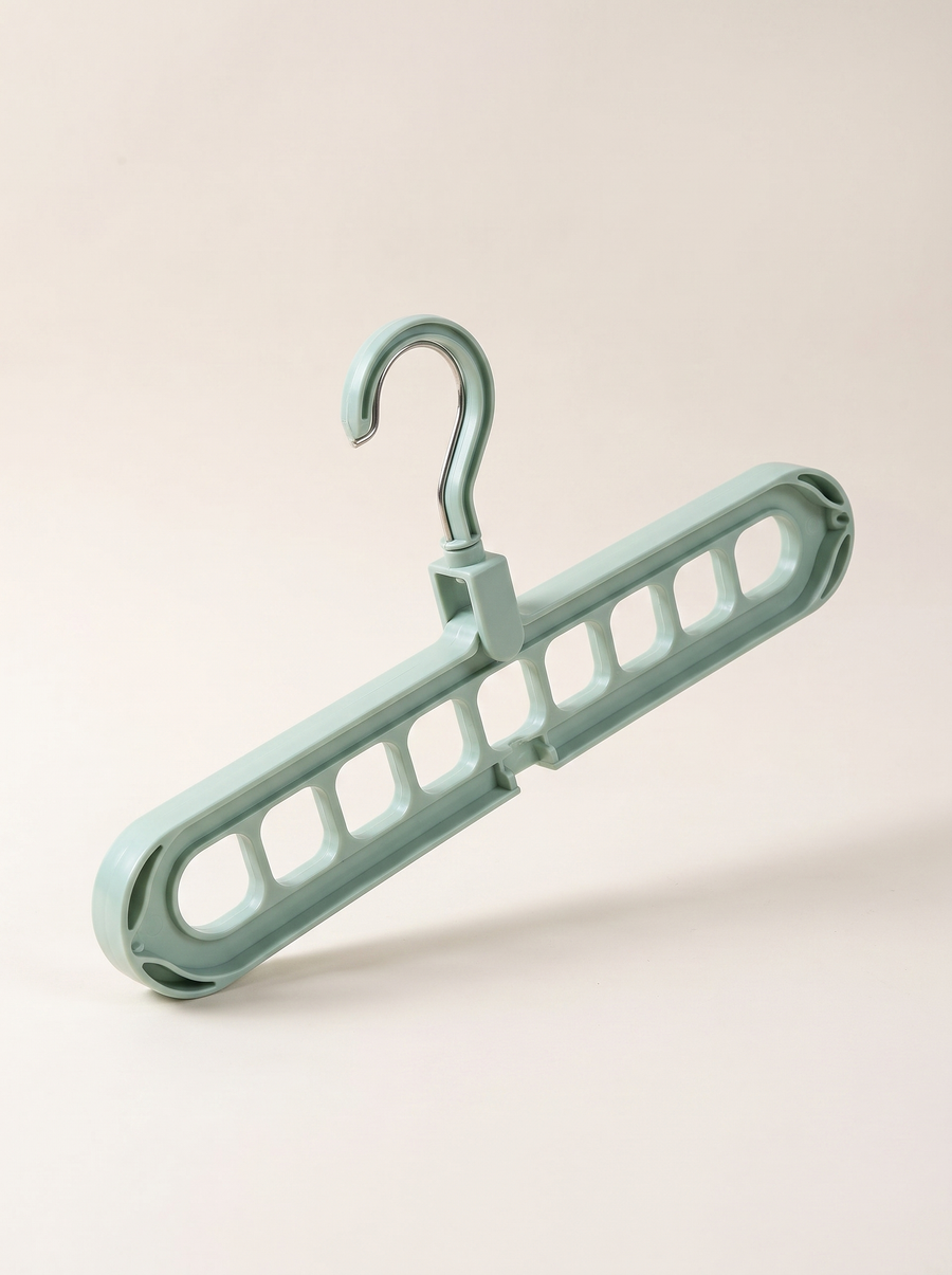 Ruimtebesparende Kleerhangers — 9 Gaten, Set van 5
