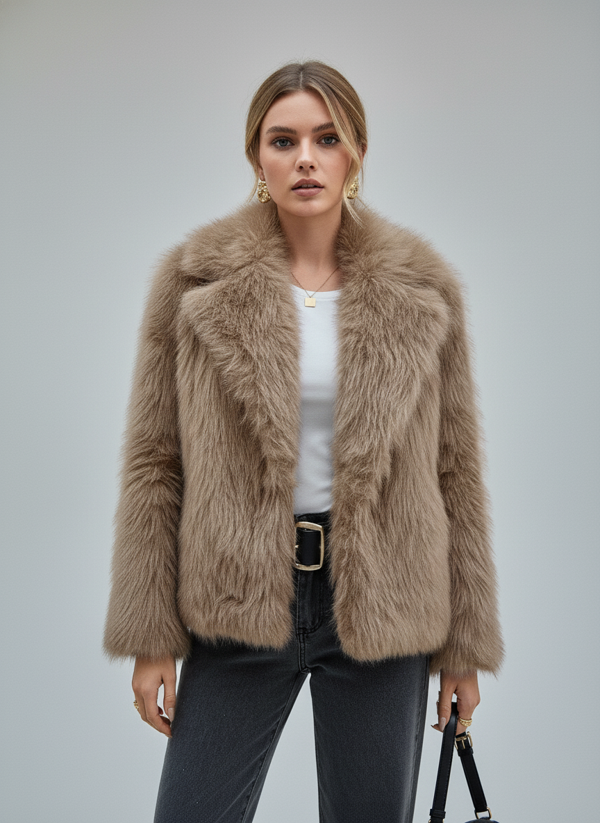 Luxury Faux Fur Coat