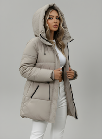 Quilted Hooded Coat