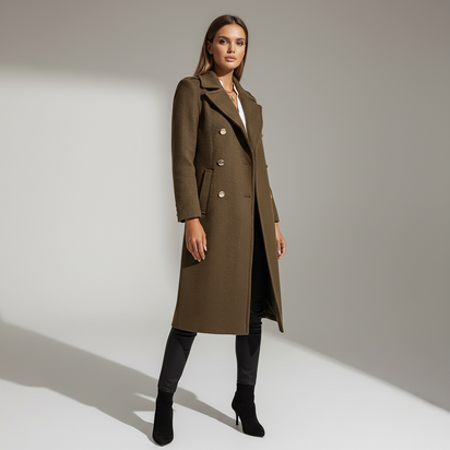 Klassischer Kamelhaarmantel