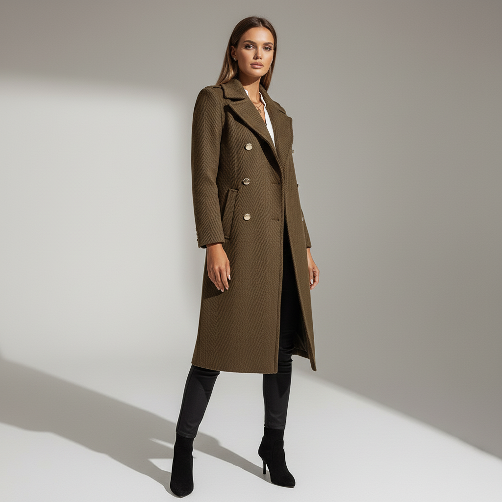 Klassischer Kamelhaarmantel