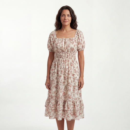 Positano Ruffle Dress