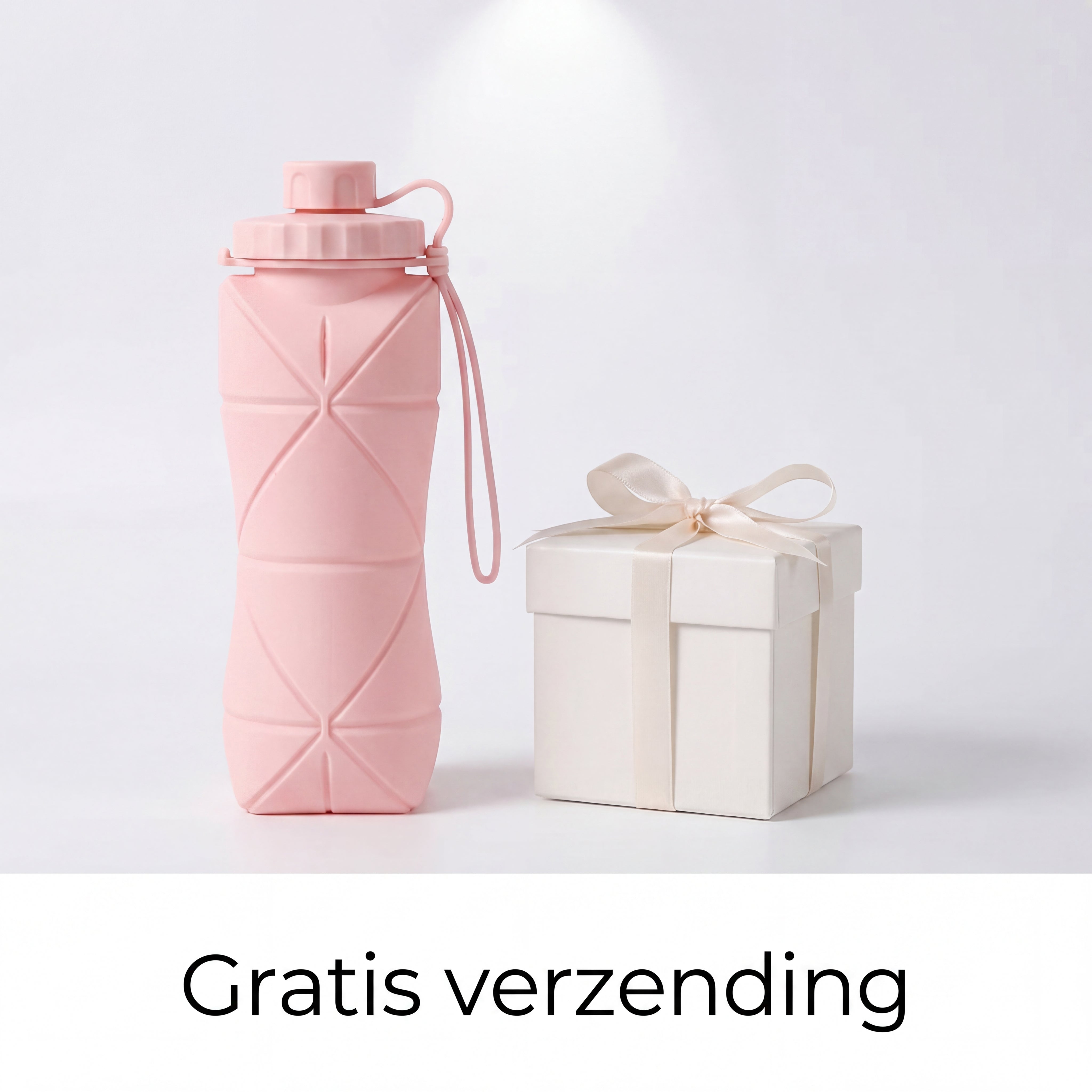 Opvouwbare Siliconen Waterfles 500ml