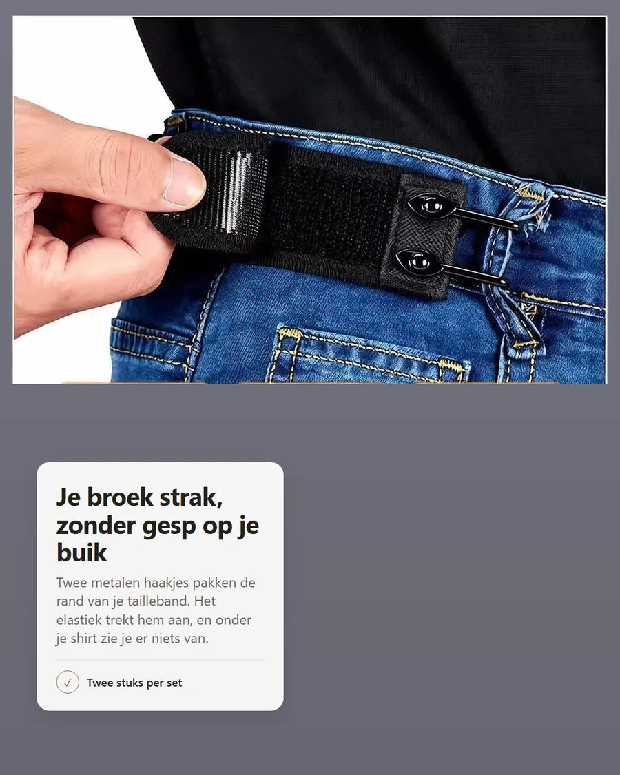 Gespvrije Riemhaak — Onzichtbaar in je Tailleband