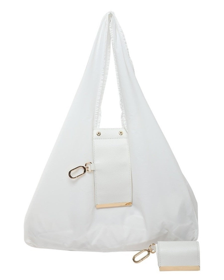 Opvouwbare tas in de kleur Wit