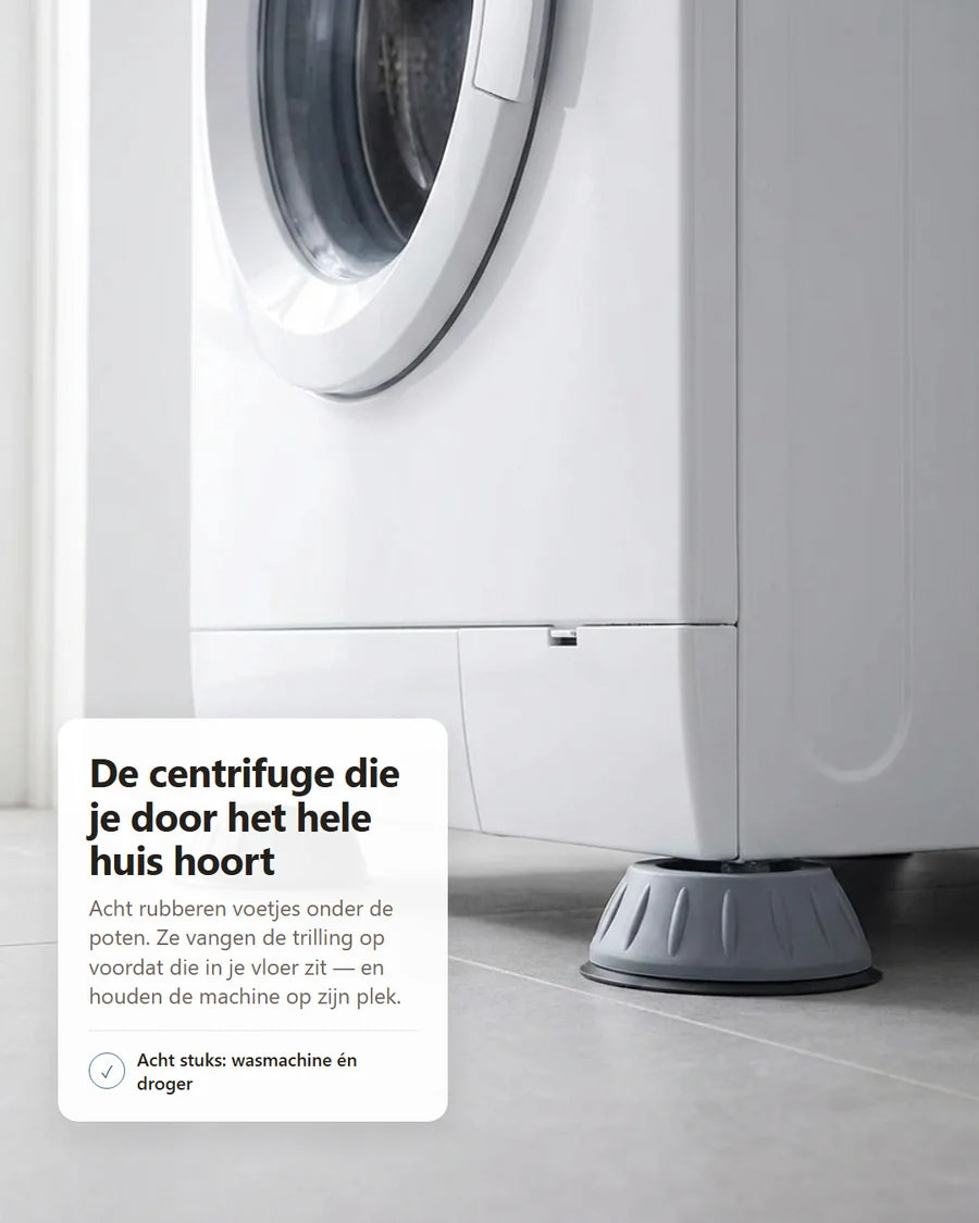 Anti-Trilvoetjes Wasmachine — Set van 8